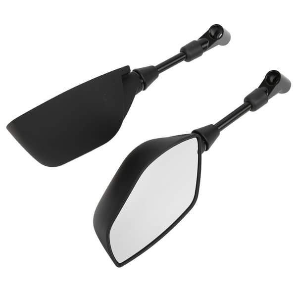 Par Motorcykel Backspeglar Universal Styrände Glas Flexibel Styrfäste