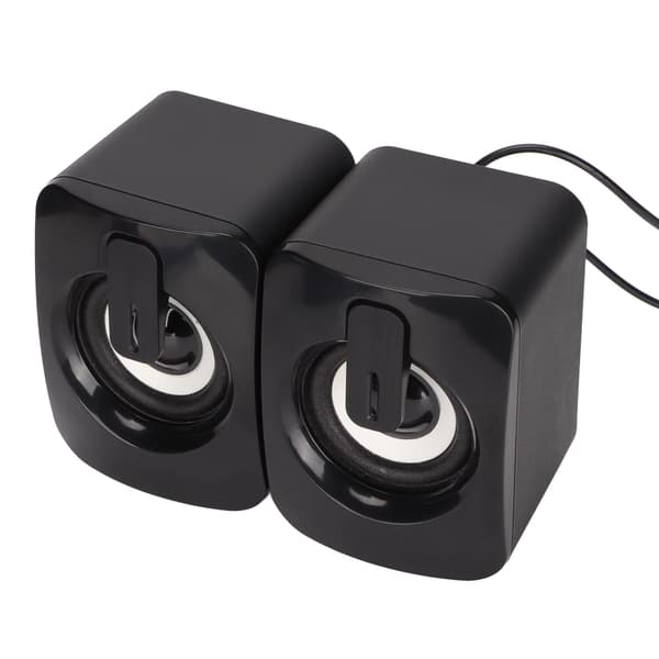 A2 Mini Computerhøjttaler Stereo Klar Bas Mindre Forvrængning USB-drevet Kablet Lille Højttaler til Stationær PC Bærbar Computer