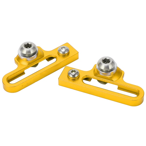 2 stk. cykel C-klemme bremseklodse aluminiumlegering forlængelse C kaliberadapter bremser til racercykler guld