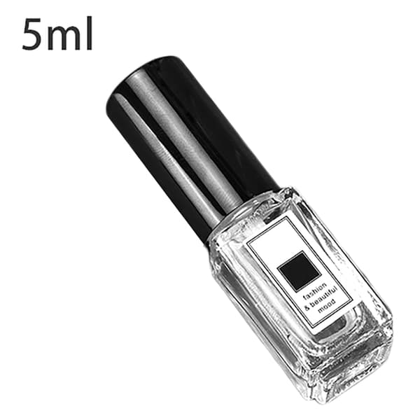 5 ml parfymflaska tom transparent glas påfyllningsbar minisprayflaska