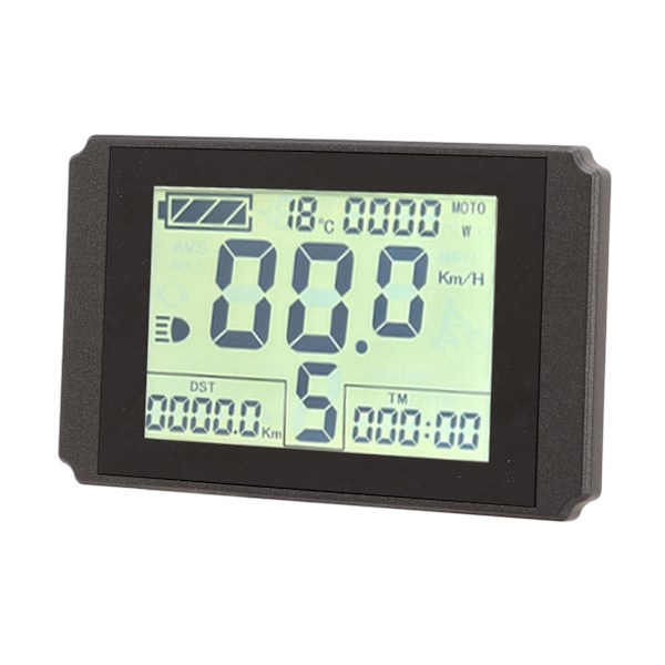 Elektrisk cykel LCD-display udskiftning del modifikation LCD10H display panel SM stik til KT