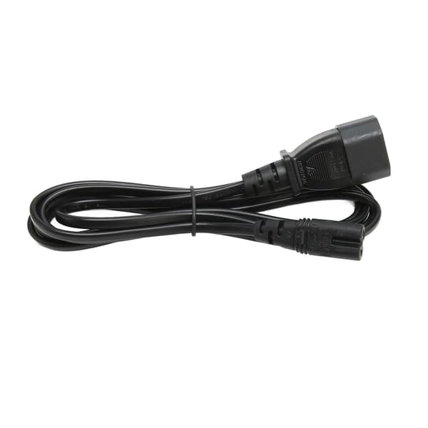 IEC320 C14 til C7 Kabel Hann til Hunn Strømadapterkabel for LCD-skjerm Skriver Digitalkamera 2m