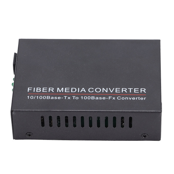 Kuituoptiikkalähetin-vastaanotin TBCMC3312ES20A 100M Single Mode 20KM SC 1310NM Mediakonvertteri 100240V(EU-pistoke)