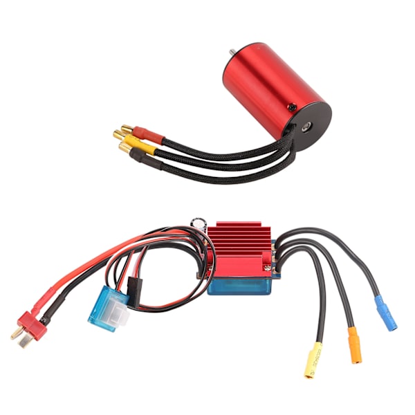 S2845 3700KV Borstlös Motor 35A ESC Set Vattentät Elektrisk Hastighetsregulator för Traxxas för HSP 1/12 RC Bil
