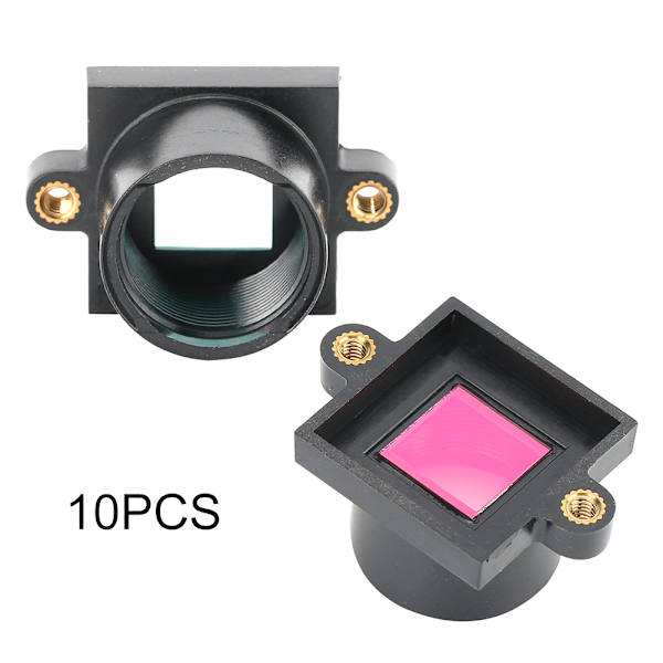 10 stk. ABS-kameraobjektivmontering Holder-støtteadapter M12x0,5 med filter