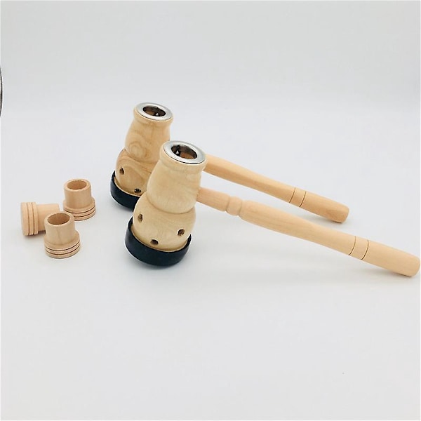 Træ Moxa Stick Holder Bærbar Moxibustion Box med Hul til Moxibustion Inkluderer ikke Moxa Stick