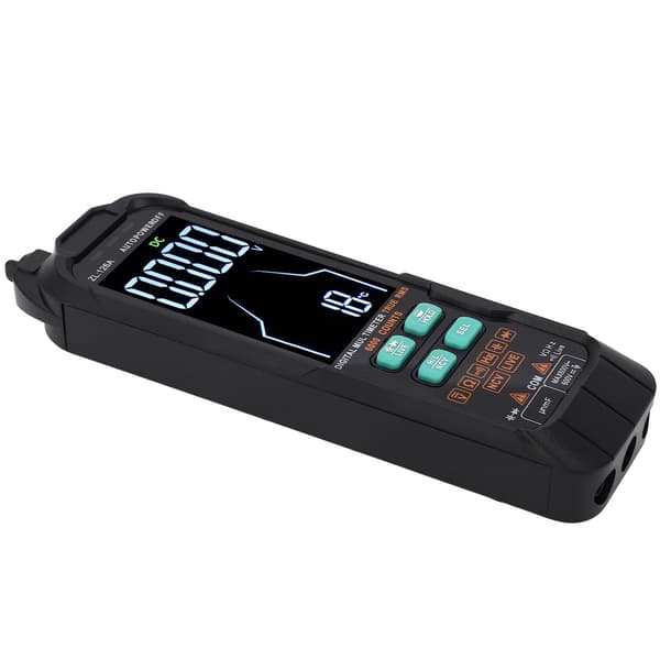 Digital multimeter 6000 räkningar DC AC ström voltmeter testare kapacitans Ohm diod multimeter strömförande tråd testverktyg 600V