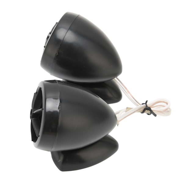 2 st Dome Tweeter 1200W Högtalare Hög Känslighet Universell för Biljudsystem Svart