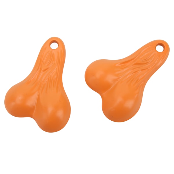 2PCS RC-bilkulmutter i zinklegering, hängande lastbilskulmuttrar för 1/10 bilmodelldekoration utomhus orange
