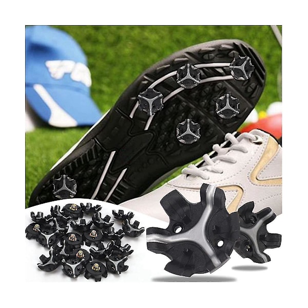 30 stk. Golf Spikes Golfsko Spikes Udskiftninger Golfsko Knopper Golf Spikes Klamper med Golf Spikes Nøgler-B7