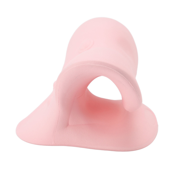Nacke Skulder Relaxer Smärtlindring U-formad design Spinal Traction Djup cervikal massagekudde Rosa
