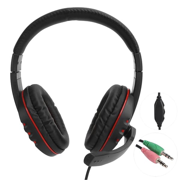 Kablet hovedtelefon med 40MM højttaler Computer Gaming Headset A7 til hjemmeinternetbar