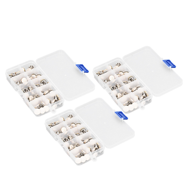 150 stk syfrie knapper elegant rose stil holdbar plast metall avtakbar dekselknapper for kjole værskjorte