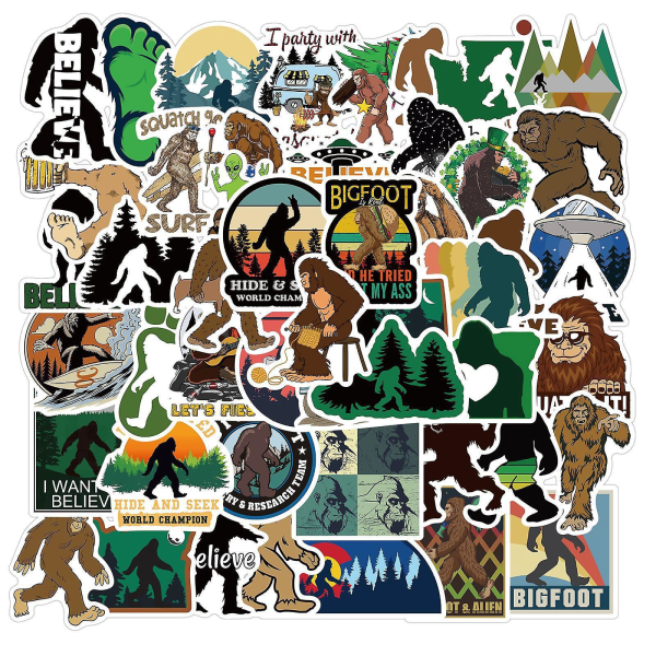 50-Styks Assorted Vinyl Sticker Pack til bærbare computere, telefoner, vandflasker og computere