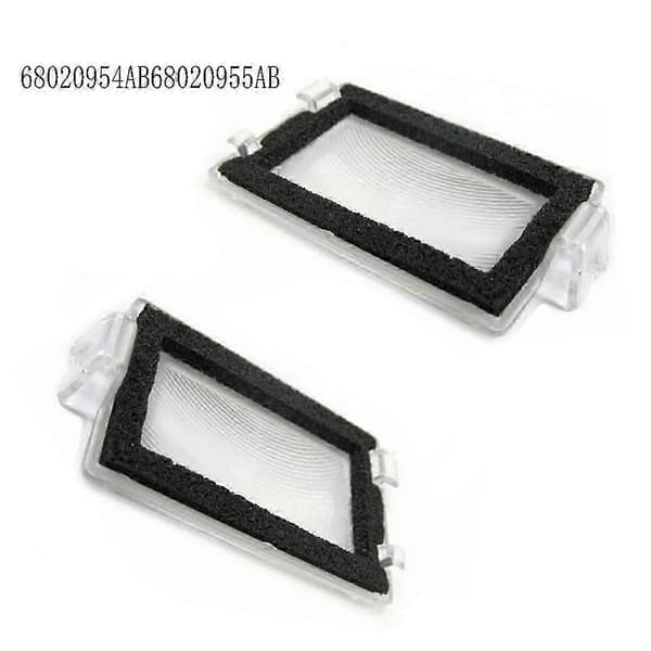 1 par bageste nummerpladelysglas til Jeep Grand Cherokee 2005-2024 68020954AB68020955AB-Br Som visas