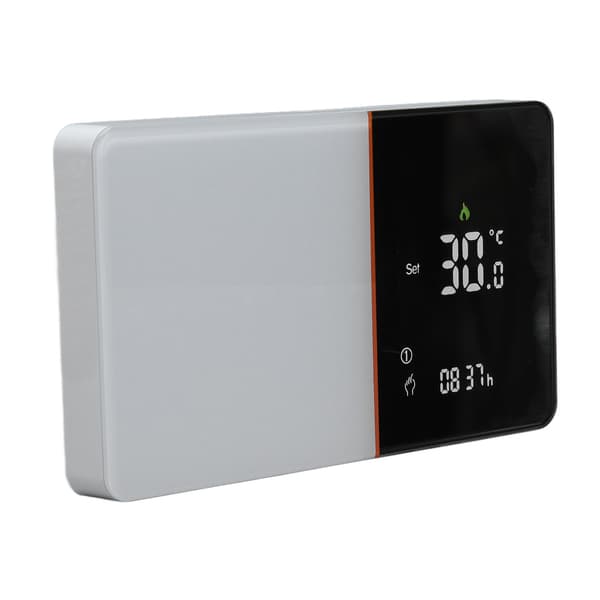 Termostat 5A dubbelsensor spara pengar skydda miljön LCD-temperaturregulator för värmekontroll 95‑240V