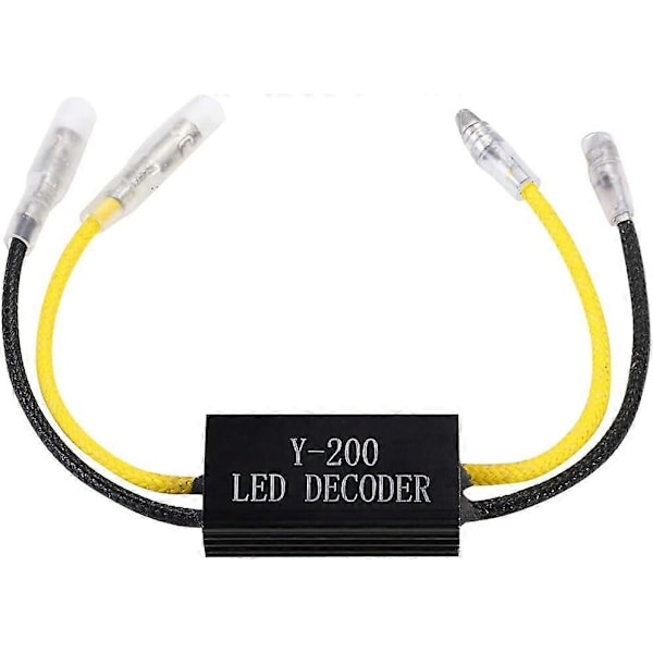4 stk. 12V Motorcykel LED Effektmodstand Belastningsmodstand Dekodere Blinklys Korrektionscontroller til Motorcykel Scooter