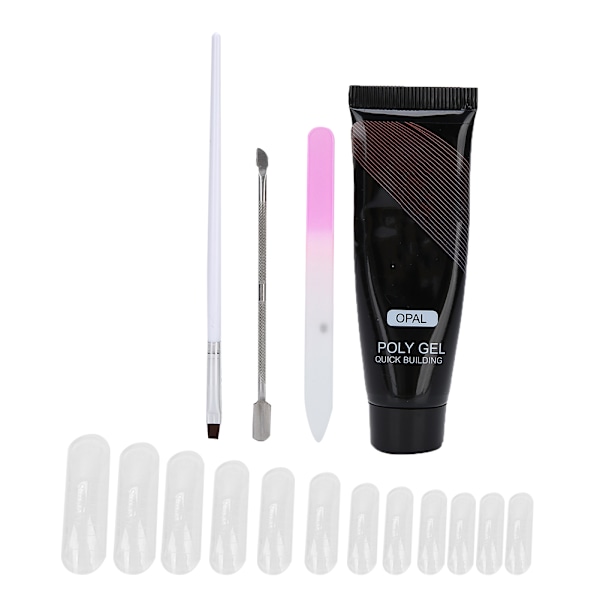 Negle Extension Tool Set UV Gel Polish Nail Tip File Dead Skin Tang Manicure Tool#A