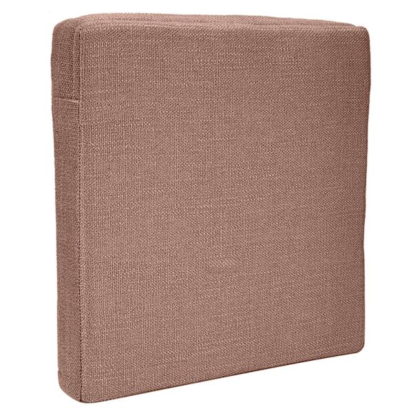 Husholdnings Firkantet Blød Yoga Gulvpude Aftagelig Vaskbar Meditationsmåtte Pude Kaffe 40 x 6 cm (L x B x H)