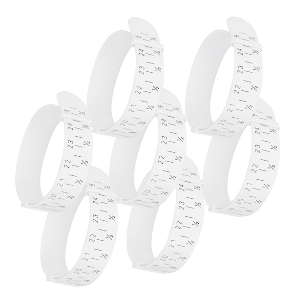 Exakt handledsmätningscirkelverktyg Standardmätare Sizer för smyckesarmband Bangle Making