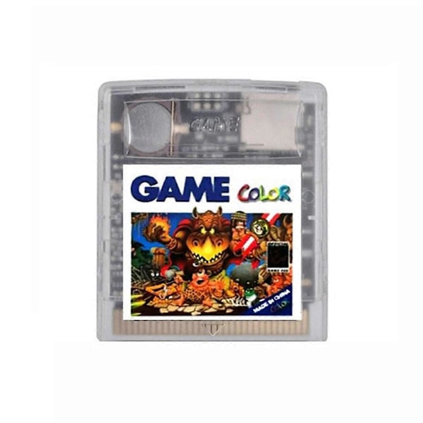 2000 IN 1 -peli Gameboy Color GB:lle, läpinäkyvä musta