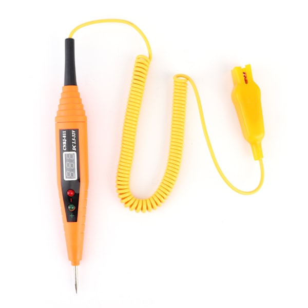 DC2.5-32V Digitalt Batterispændingstester Lyssystem Probe Kredsløb Test Pen Bil Diagnostic Tool