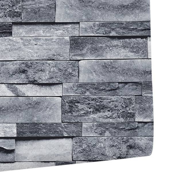 Itsekiinnittyvä tapetti 3D-simuloitu tiilikuvioitu paksu paperi seinätarra koristeluun