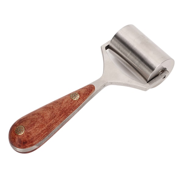 Lærrulleskinn med høy hardhet Ergonomisk profesjonell lærpresserulle for DIY-lærhåndverk