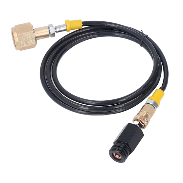 Soda Refill Adapter CO2 Cylinder Cartridge Fill Tank Connector med 60in slang CGA320 Högtrycksslang