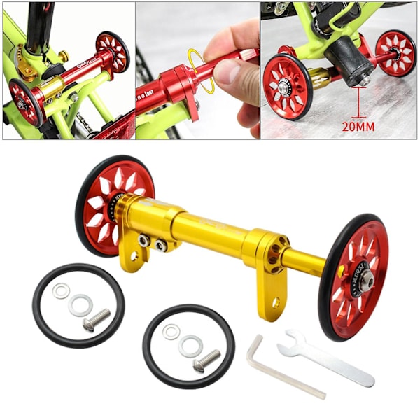 Easy Wheel Teleskopstang Foldecykel Easywheel Bageste Last E x tension Rod--