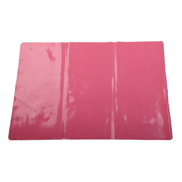 Silikone Non-Stick Rulle- og Æltekam med Skalaer Køkken Bagetilbehør (Pink 50x70cm)