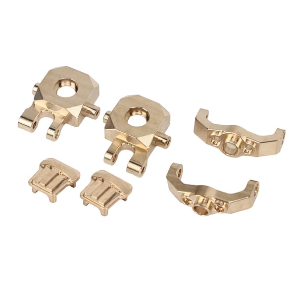 RC Bil Caster Block C Hub Styring Kopp Bro Deksel Hus Messing RC Tilbehør for Traxxas 1/18