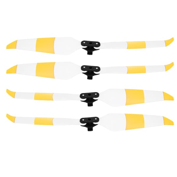 2 par propel støjsvage quick release propeller tilbehør passer til Mavic AIR 2 drone gul hvid