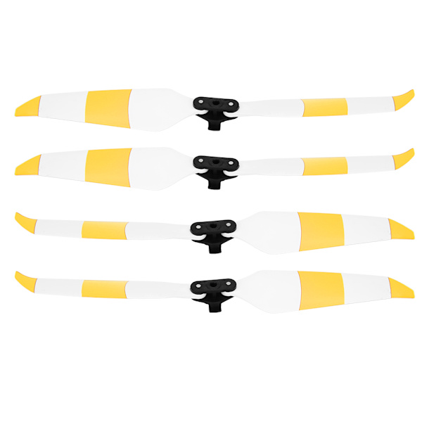 2 par propeller med lav støj, hurtigudløse propellertilbehør, der passer til Mavic AIR 2 DroneYellow White
