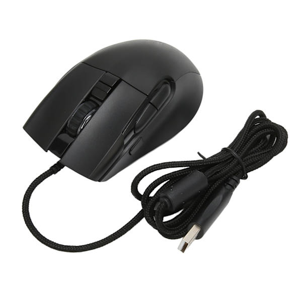 Trådbunden programmerbar spelmus 13 RGB-bakgrundsbelysning 7200DPI 6 nivåer justerbar 8D RGB-spelmus Plug and Play-kontorsmus