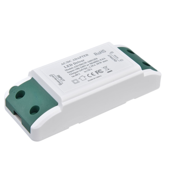 LED-ohjain, oikosulkusuojaus, ylivirtasuojaus, helppo asennus, vakiovirtainen LED-ohjain AC100‑240V