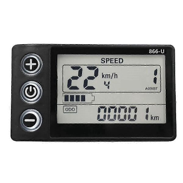24V 36V 48V 60V 866U Controller Panel Dashboard Vandtæt Elektrisk Cykel LCD Display kompatibel med Elektrisk E