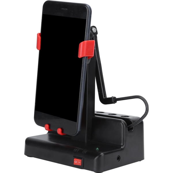 Automatisk mobiltelefonryster Venstre Høyre Sving Trinn Teller Mobiltelefon skritteller (rød)