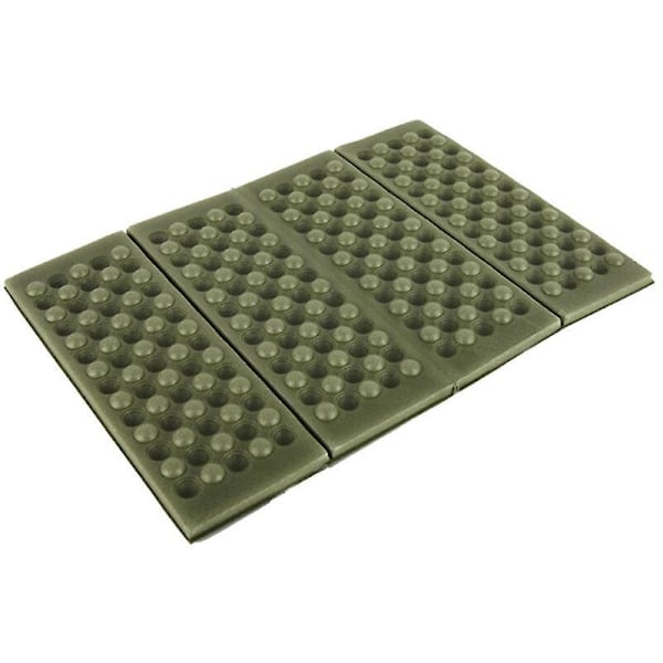 Outdoor Products Taitettava Quad XPE Vaahtomuovimatto Roiskeenkestävä Kannettava Piknikmatto Kosteudenkestävä Lemmikkimatto - Armeijanvihreä