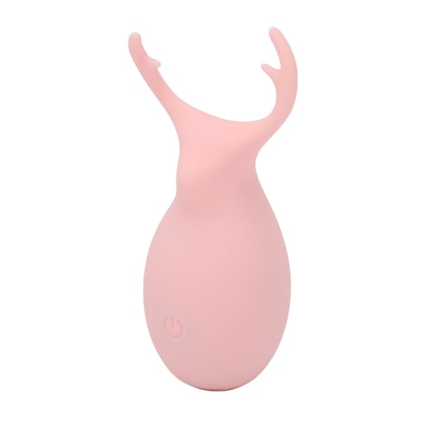 Dyreformet Klitorisstimulator Mini 10 Vibrasjonsmoduser Trådløs Klitoris Nippelstimulator Rosa