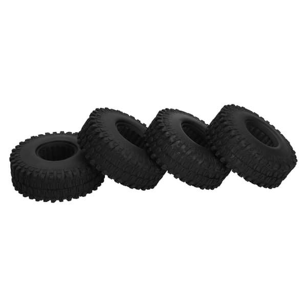 4 st 120 mm fjärrkontroll gummidäck däckbyte för SCX10/TRX4 1/10 RC-bil