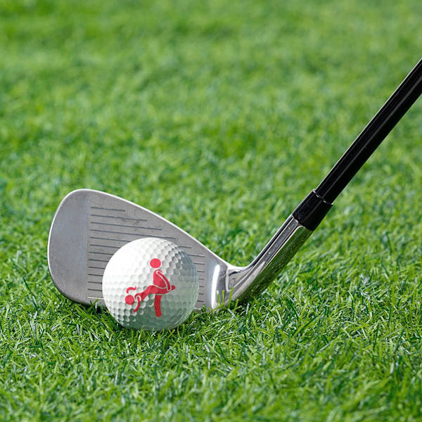 Golfmarkörlåda Multipurpose Humor Signal DIY Golflinjeskrivare för Golftillbehör
