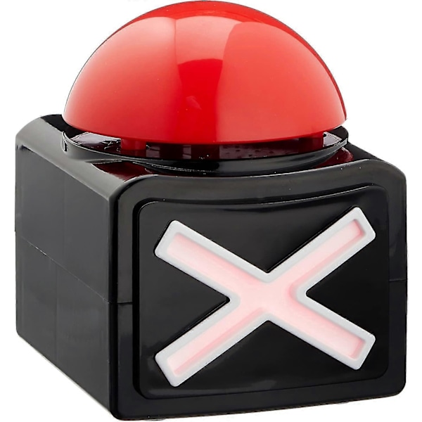 2025 Egnet Buzzer med Lyd og LED-belysning, Til Spilaftener, Quizshows
