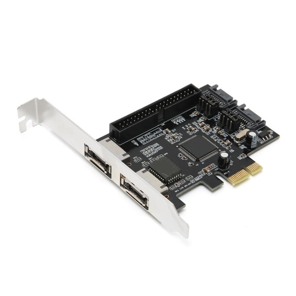 Adapterkort PCIe til SATA ESATA IDE PCB Network Converter Computerhardware med driver-cd