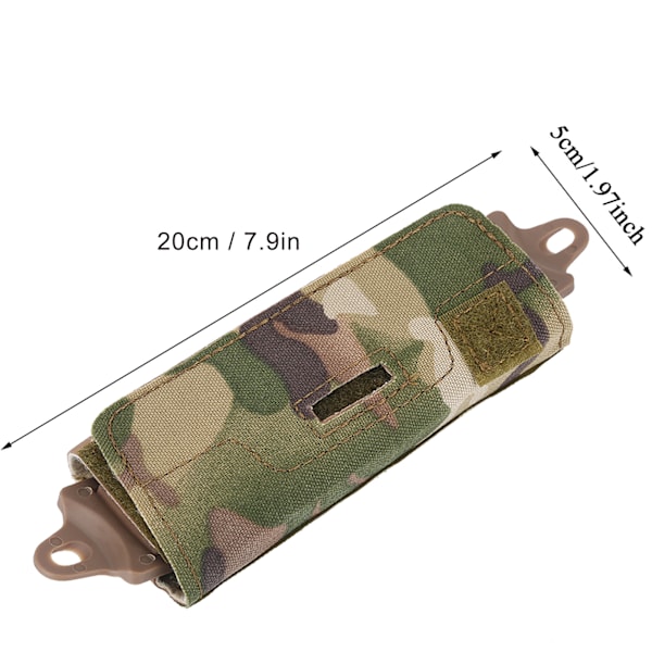 Hjälmpåse Rail Counter Viktpåse för OPS/FAST/BJ/PJ/MH Med Block Camouflage