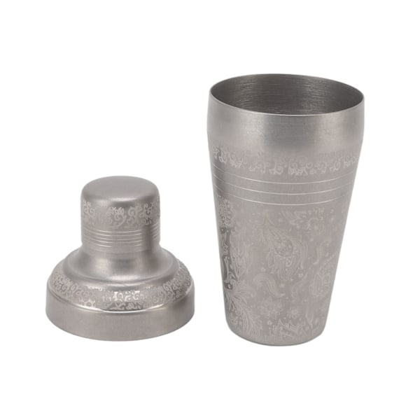 Cocktail Shaker Tåler Opvaskemaskine Rustfrit 304 Rustfrit Stål Bartender Drikkeblander til Bar Frosted Japansk Stil Gravering