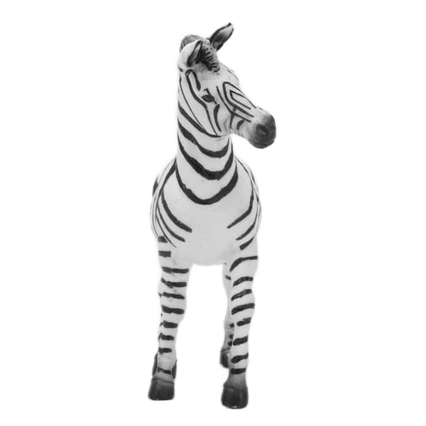 Realistisk Zebrafigur Udsøgt Design Vildt Dyr Zebrafigur Model til Børnegaver Samling Zebramodel