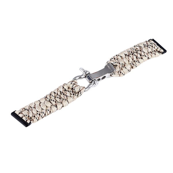 Ersättning klockarmband vävt band nylon paracord handgjord klockarmband för Suunto 7 9 D5i 24mm öken