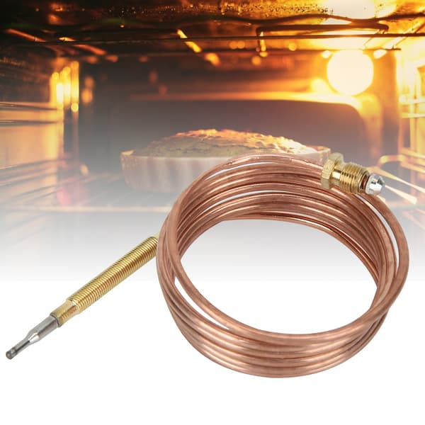 Gasspis Termoelement Kit Värmeskyddsutrustning Temperaturavkännande Sond med Mutter 1500mm