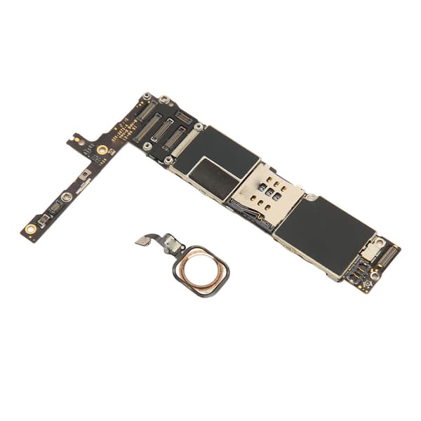 Upplåst logikmoderkort med Touch ID fingeravtryckssensor och pekplatta, telefonmoderkortsersättning för iPhone 6 Plus US-version 16GB